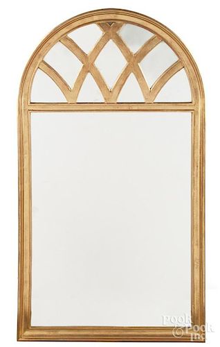 Italian gilt mirror, 20th c., 52'' x 28 1/4''.
