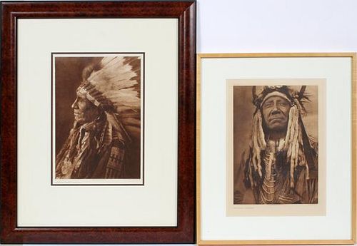 PHOTOGRAVURE GROUP FROM EDWARD S. CURTIS IMAGES