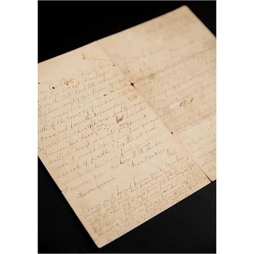 John Wesley Hardin Autograph Letter Signed from Jail: "It is true that I am convicted for 25 yr...there is no evidence there"