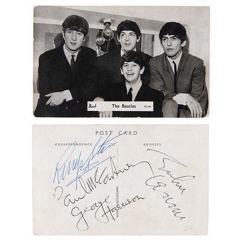 Beatles Signed &#39;Brel&#39; Photograph - Dating to Their &#39;Beatlemania&#39; TV Concert on Sunday Night at the London Palladium