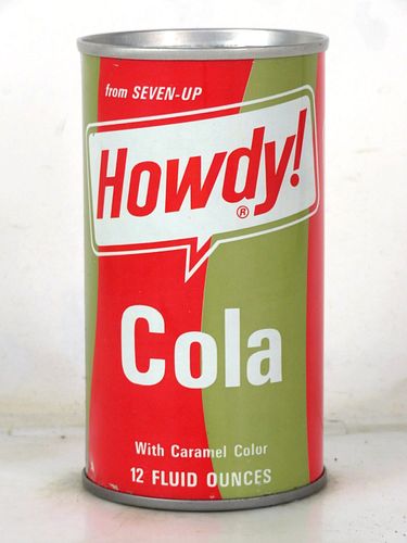 1973 Howdy Cola 12oz Can 7Up Research St Louis Missouri