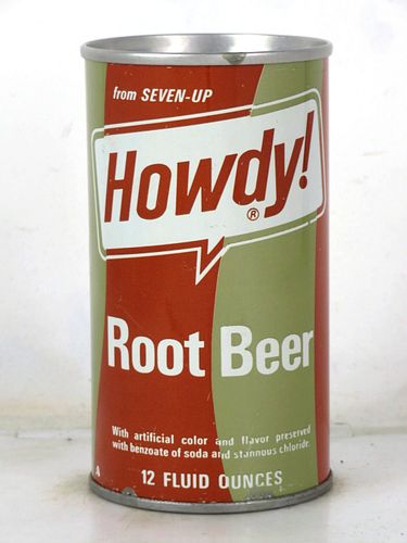 1972 Howdy Root Beer 12oz RIng-Top Can 7up Co Oshkosh Wisconsin