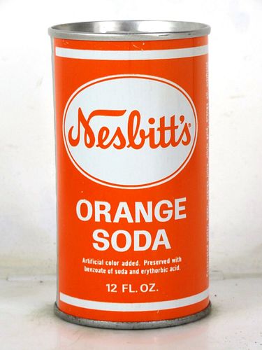 1971 Nesbitt's Orange Soda 12oz Ring Top Can Yakima Washington