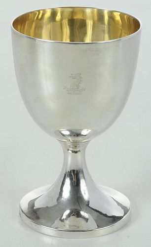 George III English Silver Goblet