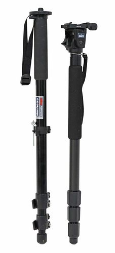 (2) FEISOL CM-1401 & MANFROTTO 679B MONOPODS