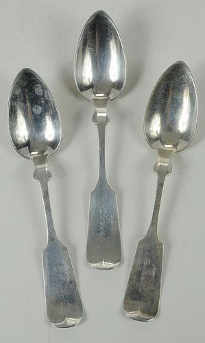 Set of 11 Wood & Hughes Sterling Spoons