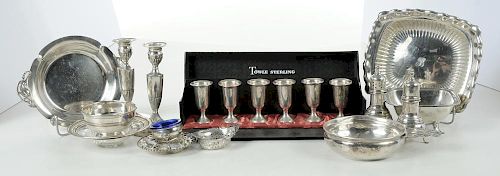 23 Pieces Sterling Hollowware