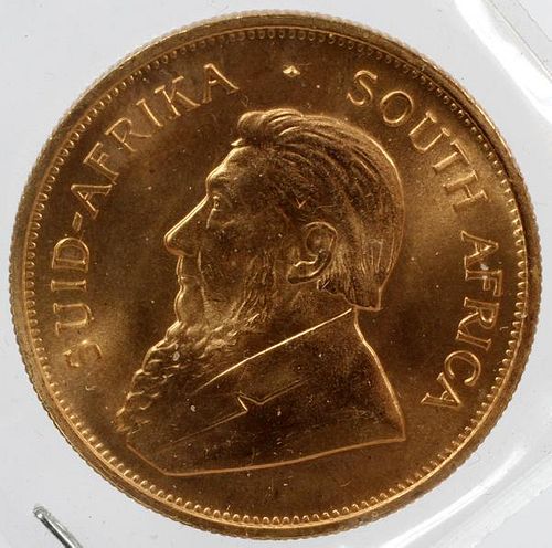 SOUTH AFRICAN 1980 GOLD KRUGERRAND COIN