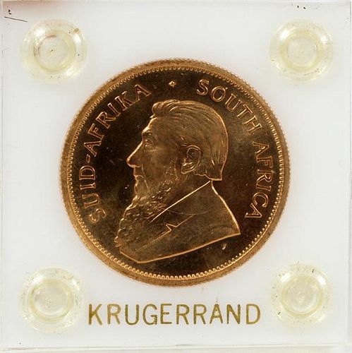 SOUTH AFRICAN 1977 GOLD KRUGERRAND PROOF COIN