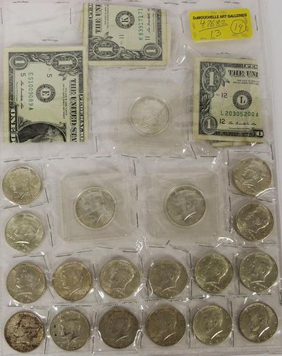 U.S 1964 KENNEDY STERLING SILVER .50C COINS
