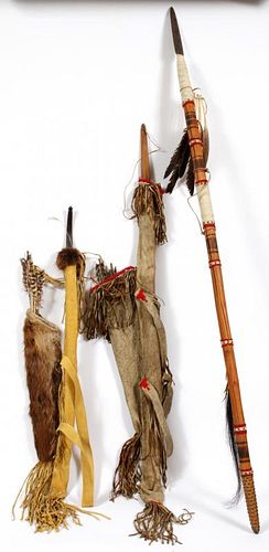 GROUP OF NATIVE AMERICAN WEAPONS