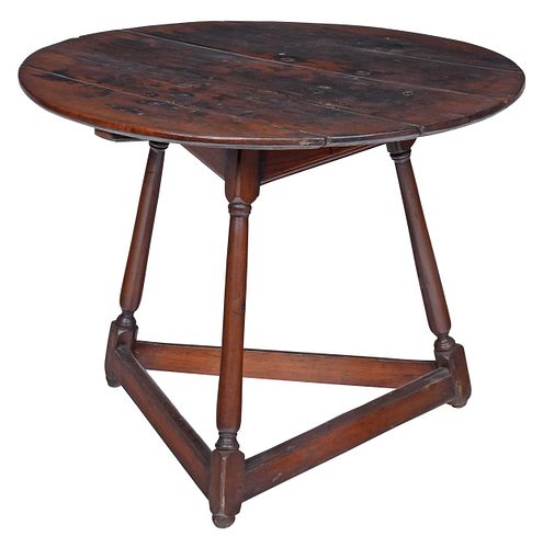 American William and Mary Walnut Table