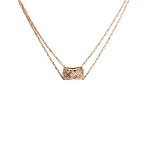 CHANEL COCO CRUSH 18K ROSE GOLD NECKLACE