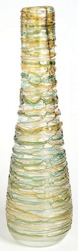 Large Artigianato Muranese Fused Murano Glass Vase