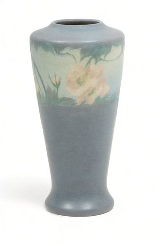 Edward George Diers (fl. 1896-1931) for Rookwood Pottery (American) Vase, 1910, H 9" Dia. 4.5"