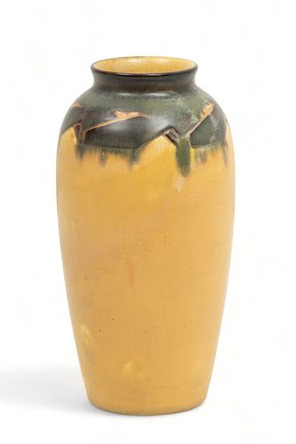 Charles Stewart Todd (fl. 1910-1922) for Rookwood Pottery (American) Vase,  1914, H 7.75" Dia. 3.5"