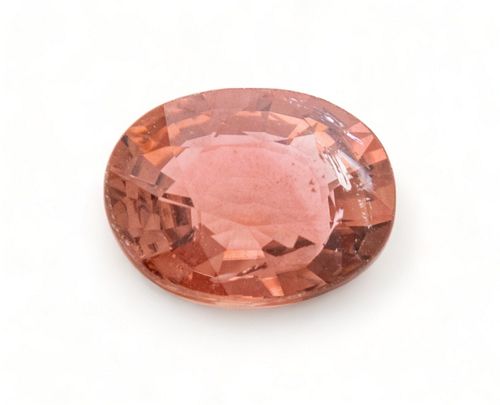 2ct Oval Cut Pink Tourmaline, Unmounted Stone, W 7mm L 9mm