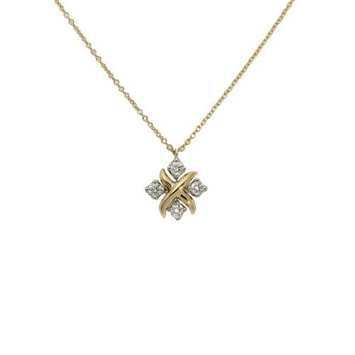 TIFFANY JEAN SCHLUMBERGER LIN 18K YELLOW GOLD NECKLACE