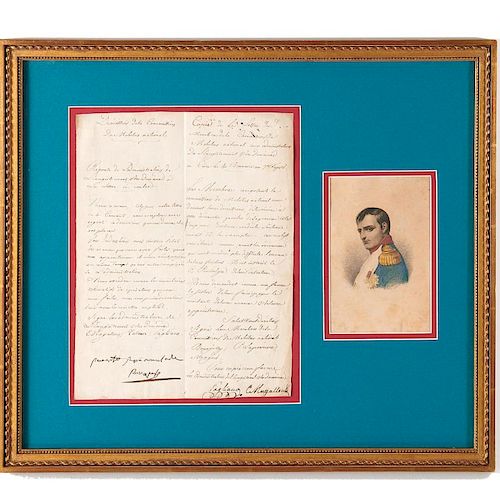 Signed Napoleonic Egyptian campaign correspondence