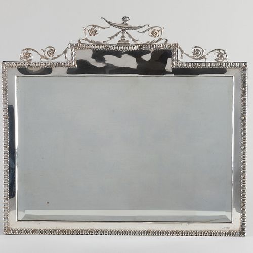 George V Silver Mirror