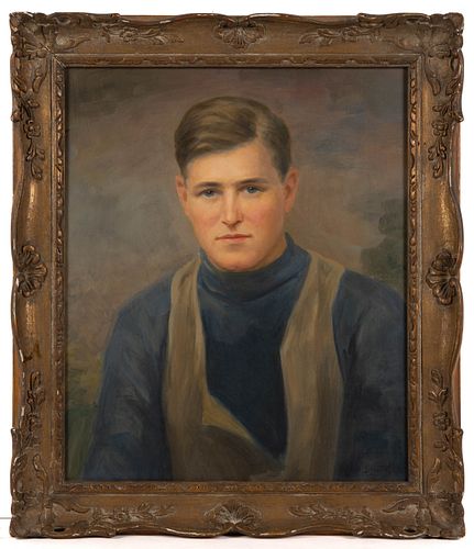 DAVID SILVETTE (VIRGINIA, 1909-1992) PORTRAIT OF A YOUNG MAN