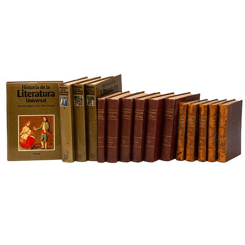 Colección Historia de la Literatura. Historia de la Literatira Inglesa / Enciclopedia de la Literatura. Piezas: 15.