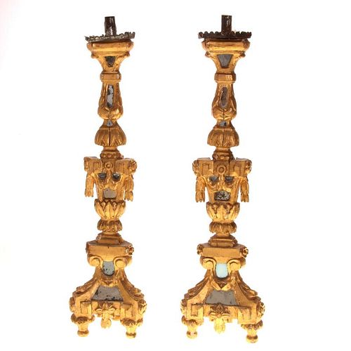 Pair Continental Neo-Classical candlesticks