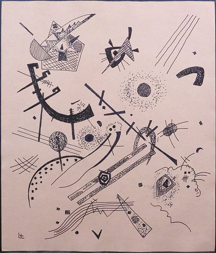 Wassily Kandinsky, Manner of: Abstract Composition