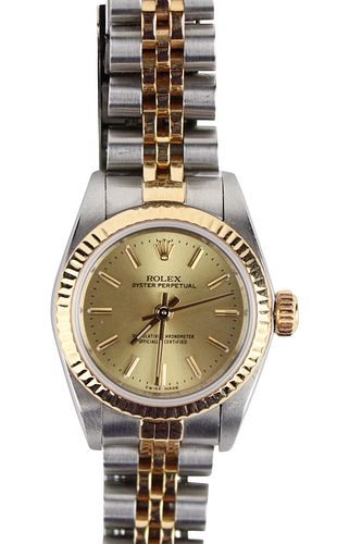 Rolex Oyster Perpetual Two-Tone 26mm Ladies Watch