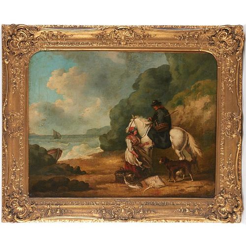 After George Morland, oil painting
