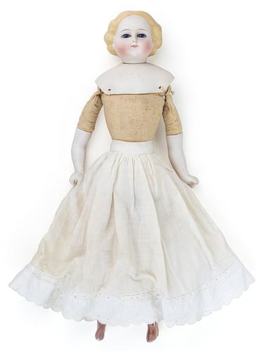 GERMAN PARIAN-TYPE BISQUE YOUNG CHILD DOLL