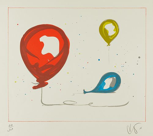 Claes Oldenburg "Balloons" Landfall Press Print