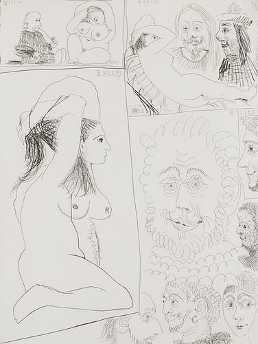 Picasso "Bande Dessinee" Etching 347 Series