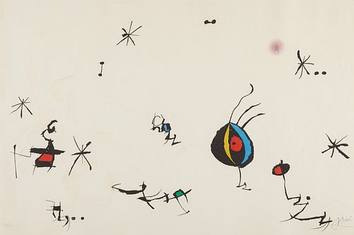 Joan Miro Barcelona Suite Aquatint 1973