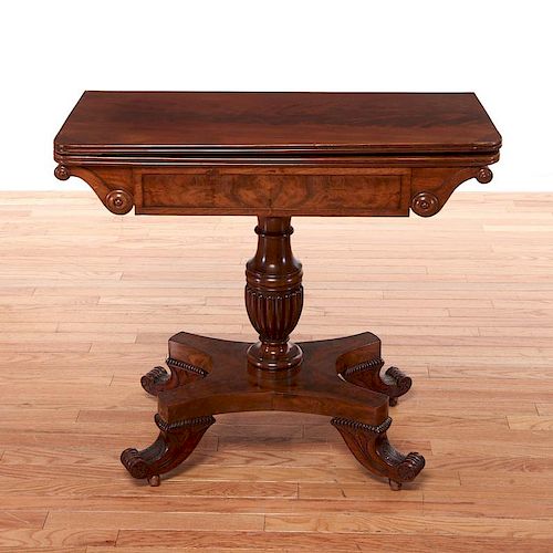 Attractive George IV mahogany games table