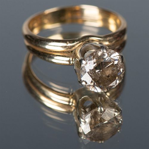 Stunning 3ct Diamond Ring in 14K Gold