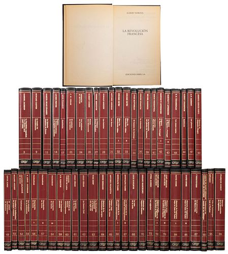 Colección Biblioteca de Historia. Barcelona: Orbis, 1970. Números discontinuos. Piezas: 51.