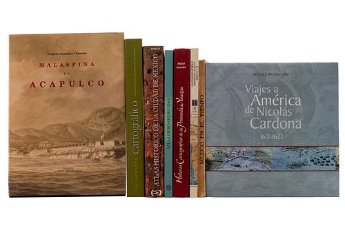 Obras sobre CARTOGRAFÍA Y VIAJEROS EN MÉXICO. a) LOMBARDO DE RUÍZ, SONIA - TERÁN TREVIÑO, YOLANDA. ATLAS HISTÓRICO DE LA...