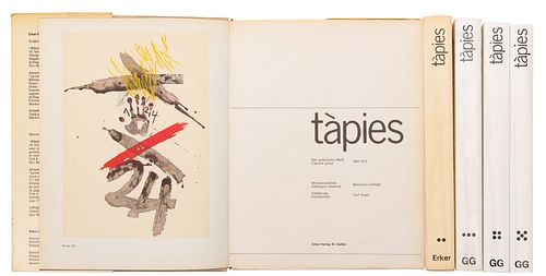 Tàpies Das Graphische Werk / Tàpies Obra Gráfica.  Piezas:  5.