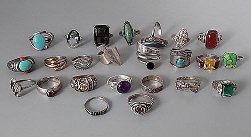 24 sterling Rings-Ann King and More 