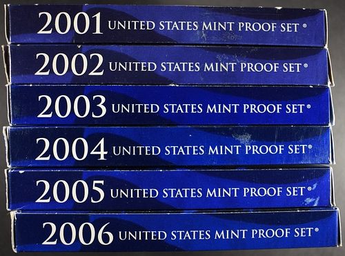 2001-2006 US PROOF SETS