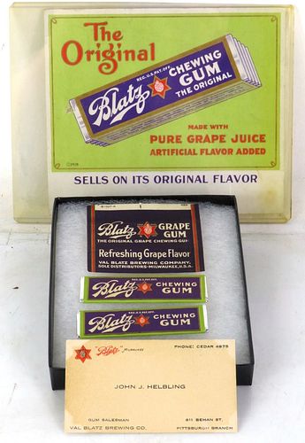1923 Blatz Chewing Gum Lot Milwaukee Wisconsin