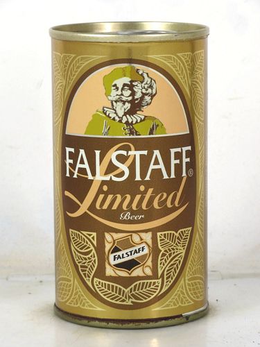 1975 Falstaff Limited Beer (test) 12oz Tab Top Can T230-40v1 Cranston Rhode Island