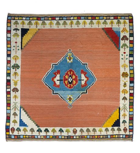 Vintage Persian Gabbeh Rug