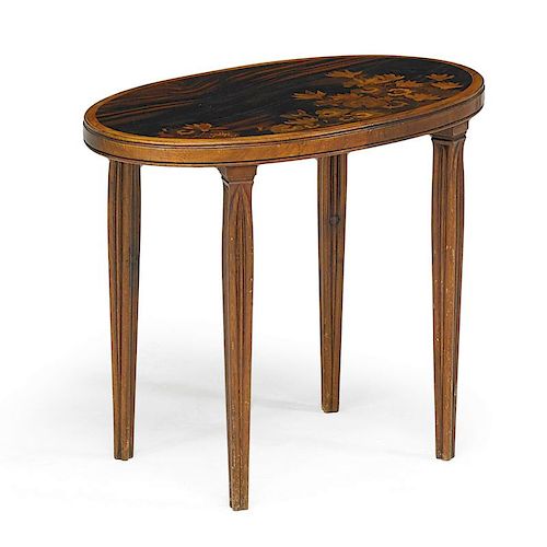 GALLE Marquetry table