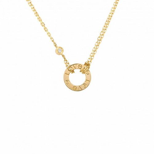 CARTIER LOVE 18K YELLOW GOLD NECKLACE
