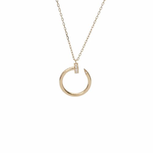 CARTIER JUSTE ANKLE 18K YELLOW GOLD NECKLACE