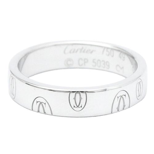 CARTIER HAPPY BIRTHDAY 18K WHITE GOLD BAND RING
