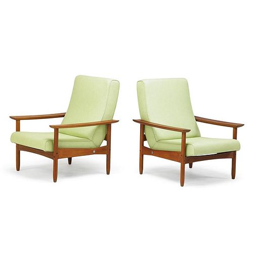STEINER Pair of lounge chairs