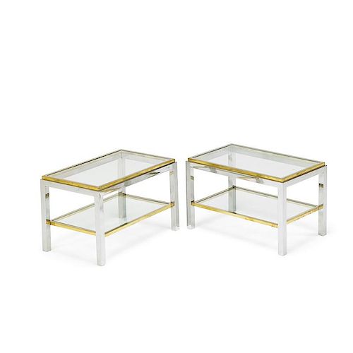 WILLY RIZZO Pair of side tables